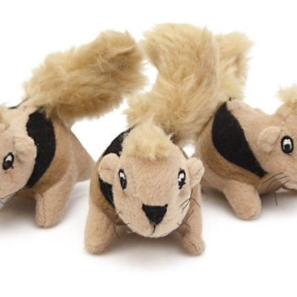 Outward Hound Squeakin' Animals  Replacement 3 Pack - Squirrels