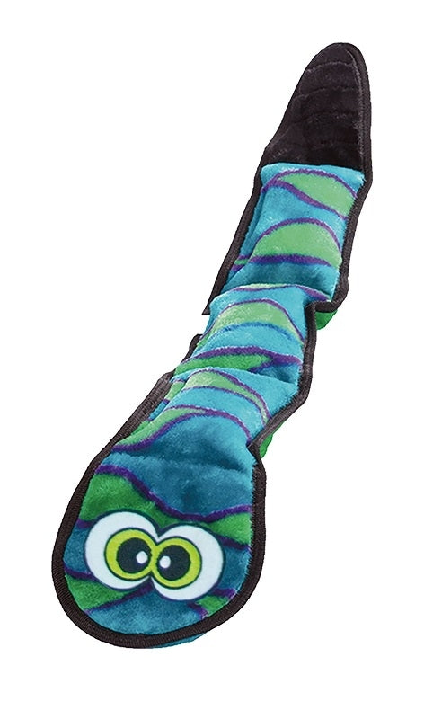 Outward Hound Invincibles Snake - Green/Blue Large