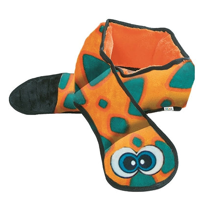 Outward Hound Invincibles Snake - Orange/Blue XLarge