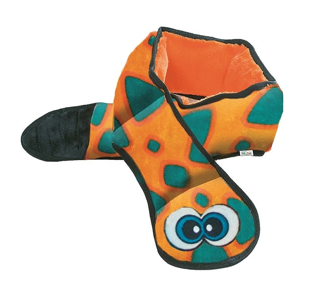 Outward Hound Invincibles Snake - Orange/Blue XLarge