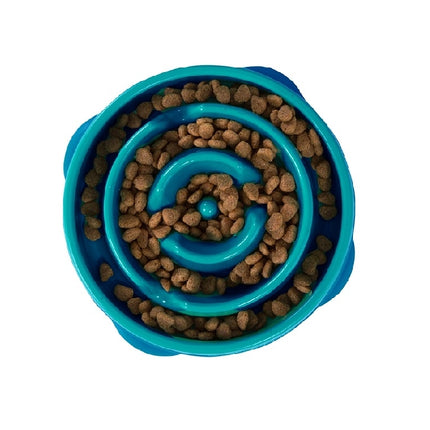 Outward Hound Fun Feeders Teal Medium