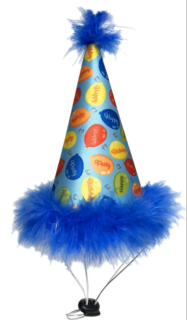 Party Time Party Hat Blue - Large
