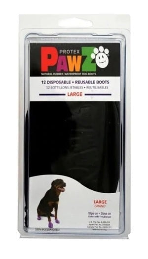 Pawz Dog Boots in Black