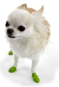 Pawz Dog Boots Apple Green Tiny