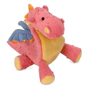 GoDog Dragon - Coral Large with Chew Guard Technology