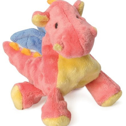 GoDog Dragon Chew Guard Squeaky Plush Dog Toy Small