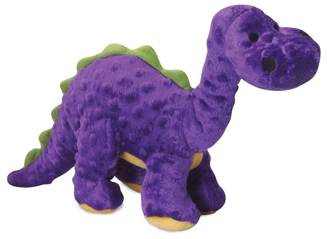 GoDog Dinos Bruto - Purple Large with Chew Guard Technology
