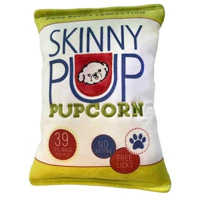 Skinny Pup Pupcorn Dog Toy Large (Double Sided)