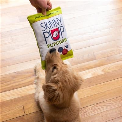 Skinny Pup Pupcorn Dog Toy Large (Double Sided)