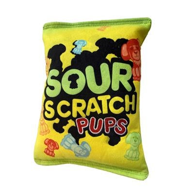 Sour Scratch Pups Dog Toy Small (Double Sided)