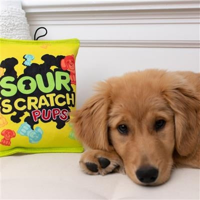 Sour Scratch Pups Dog Toy Small (Double Sided)