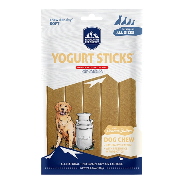 Himalayan Yogurt Sticks with Peanut Butter