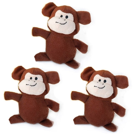 ZippyPaws Zippy Burrow Refill 3 Pack - Monkeys