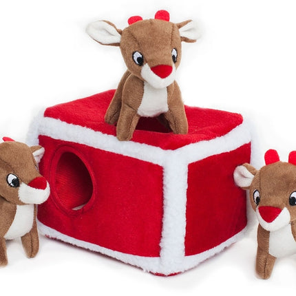 ZippyPaws Holiday Burrow Reindeer Pen