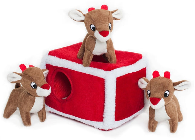 ZippyPaws Holiday Burrow Reindeer Pen