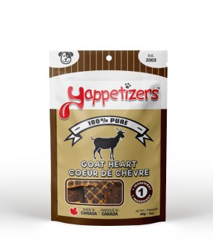 Yappetizers Dog Treats - Goat Heart