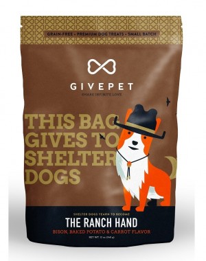 GivePet Crunchy Dog Treats Ranch Hand 12 Oz.
