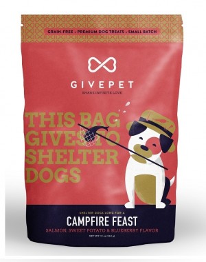 GivePet Crunchy Dog Treats Campfire Feast 12 Oz.