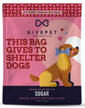 GivePet Dog Treats Sugar 6 Oz.