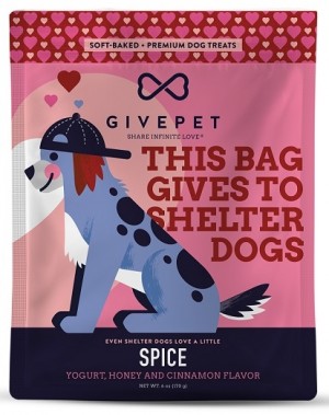 GivePet Dog Treats Spice 6 Oz.