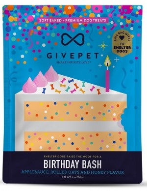 GivePet Dog Treats Birthday Bash 6 Oz.