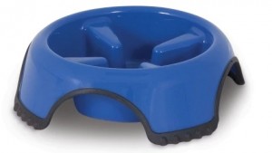 JW Pet Aspen Pet Skid Stop Slow Feeder Dog Bowl