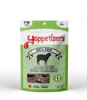 Yappetizers Dog Treats - Lamb Liver