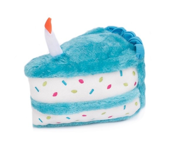 zippypaws birthday cake dog toy