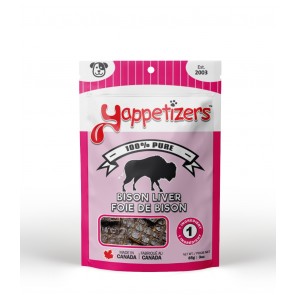 Yappetizers Dog Treats - Bison Liver