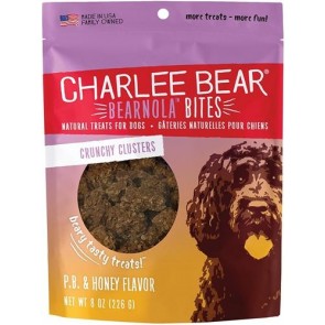 Charlee Bear Dog Bearnola Peanut Butter Honey 8oz.