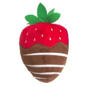 Chocolate Strawberry Dog Toy 1