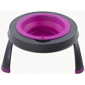 Dexas Single Elevated Feeder Pink 4 Cup