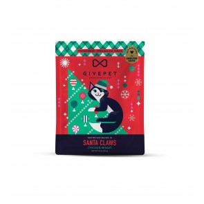 GivePet Holiday Cat Treats Santa Claws 1oz