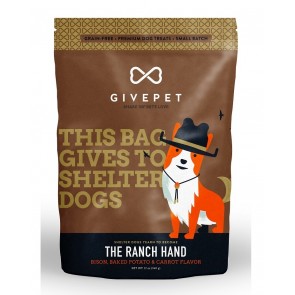 GivePet Crunchy Dog Treats Ranch Hand 12 Oz.