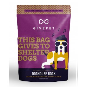 GivePet Crunchy Dog Treats Doghouse Rock 12 Oz.