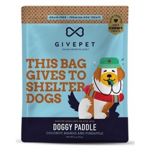 GivePet Dog Treats Doggy Paddle 6 Oz.