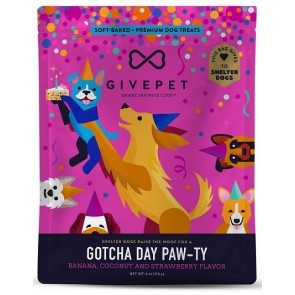 GivePet Dog Treats Gotcha Day Paw-ty 6 Oz.