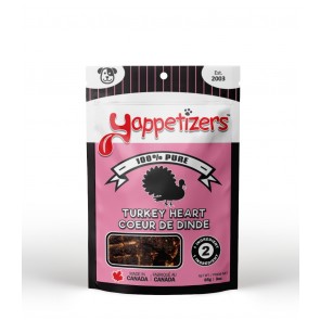 Yappetizers Dog Treats - Turkey Heart